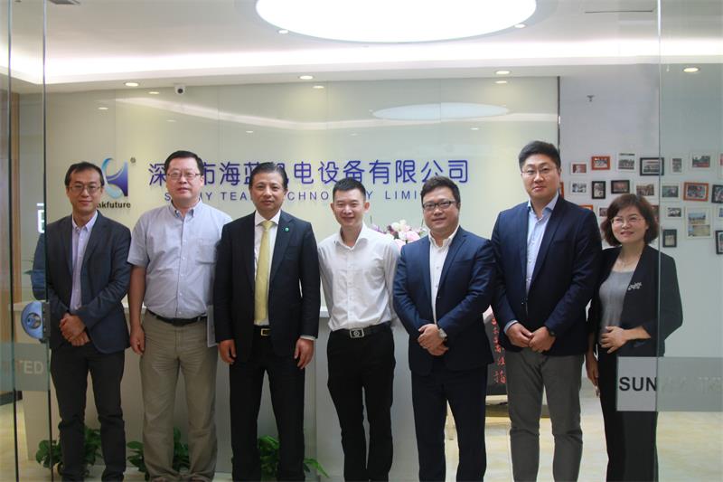 熱烈歡迎三菱電機(jī)自動(dòng)化蒞臨海藍(lán)機(jī)電參觀(guān)指導(dǎo)工作！