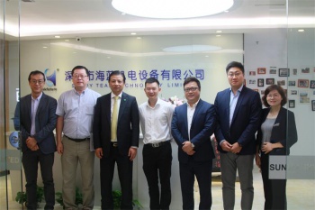 熱烈歡迎三菱電機自動化蒞臨海藍機電參觀指導工作！