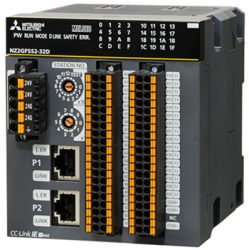 三菱cc-link NZ2GFCF1-32D 32點 DC24V（漏型）輸入，遠(yuǎn)程模塊、FCN式